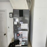 The old Air Handler in the garage