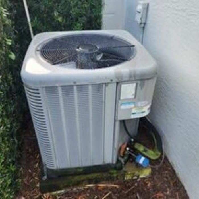 The old existing Condenser that was getting replaced