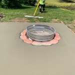 Prep for stamp patio
