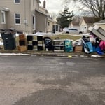 Trash removal basement clean out