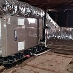 AC handler and attic not properly insulated. Attic was not air sealed and needs to be air sealed before we can insulate the attic.