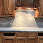 Kitchen countertops and full height backsplash