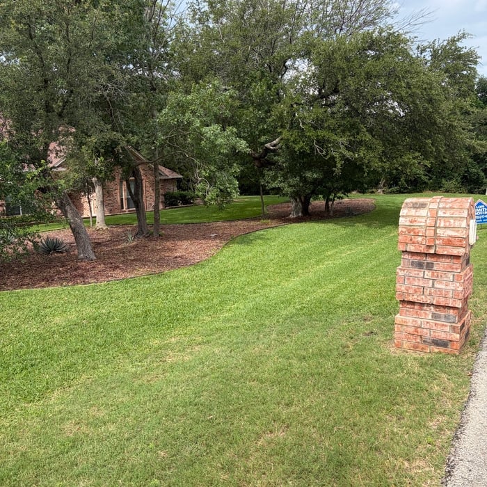 front flowerbed