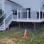 New deck board and railings!