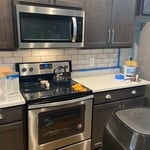 Tile backsplash