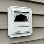 Damaged exterior cover