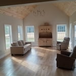 Final picture of drywall finished and painted