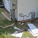 Siding and underpinning