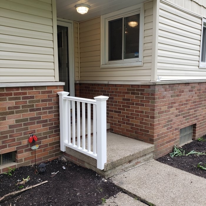 Vinyl Railing Install