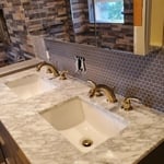Custom Vanity & Backsplash