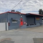 Exterior commercial painting project