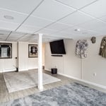 A large and comfortable common space perfect for hosting friends for the big game, a play space for the kids, or a game room! The possibilities are endless.