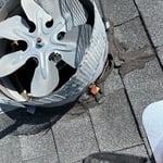 Old broken fan