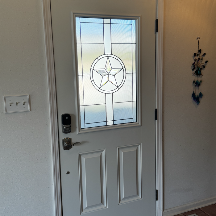 Sliding glass patio door