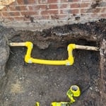 1 1/2" Poly Gas Leak