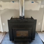 Wood stove install