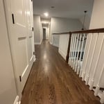 Pale oak color on walls