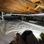 Vapor barrier, crawlspace encapsulation