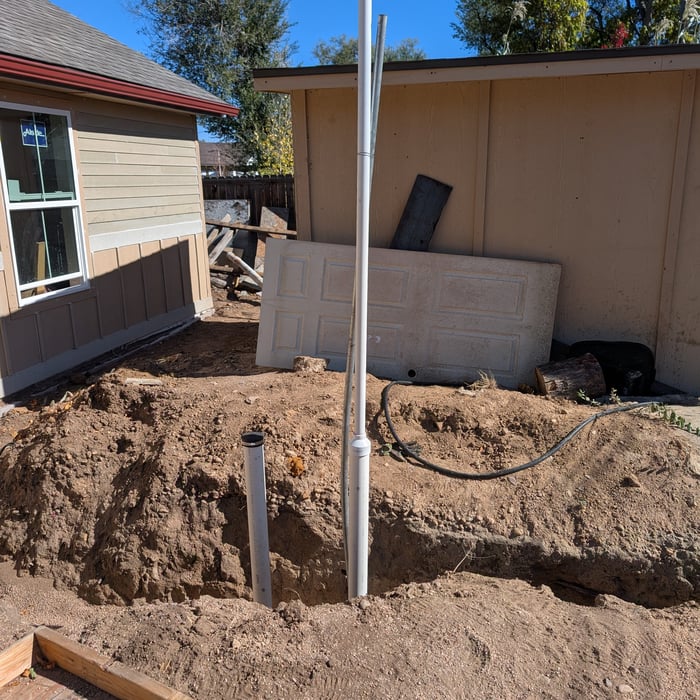 Sewer install