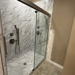 From a leaking tile shower to this Beauty