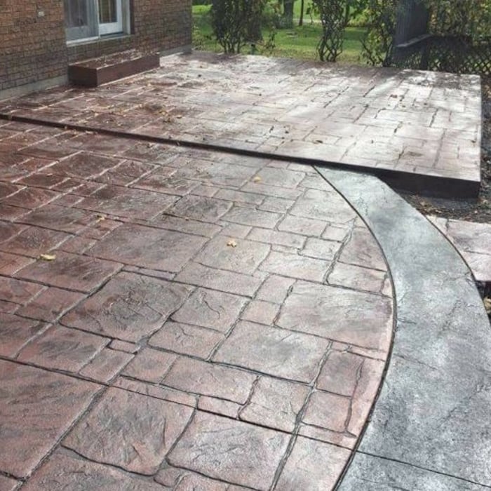 Concrete patio