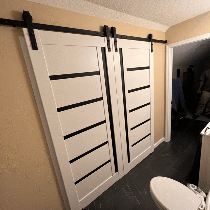 Sling Barn Door and Paint