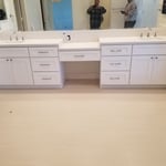 Bathroom Vanity Installation and Prefabricated Countertop