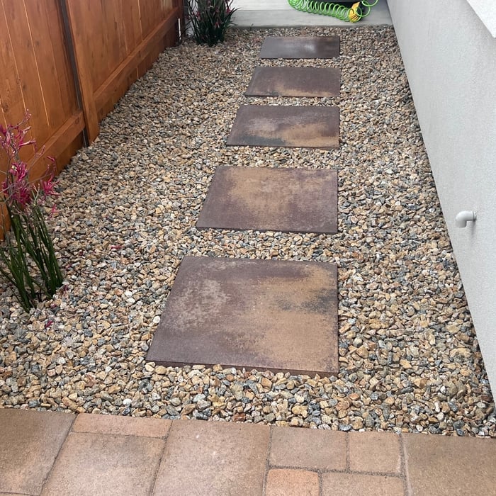 Back yard renovation