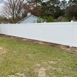 White Vinyl Privacy Fence