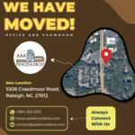 ? BIG NEWS❗ ? We've Moved! ?
AAA Fences and Decks is thrilled to announce our new location at ? 5306 Creedmoor Road, Raleigh, NC, 27612!
Our spacious showroom is now open and ready for you to explore! Come discover a stunning array of fence styles, materials, and designs that will elevate your outdoor living space. Call us at ☎️ 984-333-5313 to schedule a #FREE in-person or site visit consultation and spend $0 to get an estimate! We can't wait to welcome you to our new location and assist you