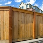 Cap and Trim Wooden Fence