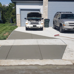 Straight in-and-out entry and exit for 4th garage