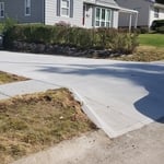 Drive and walk replacement + parking pad addition
