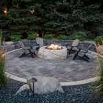 Custom Fire Pit Patio Area