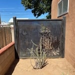Custom side panel for side of property.
