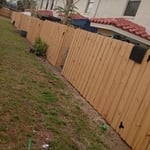 Quality wood fence done for condo