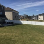 6' White Vinyl Privacy Fence Installation Brooklyn Park, MN