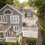 Multi Level Deck with Pergola