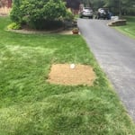 Excavate front yard to expose old sewer line. Install shoring for safety at depths greater than 5’. Remove old sewer line and install new PVC sewer. Make connections to remaining pipe with underground couplings. Water test to ensure proper drainage with no leaks and encase new pipe in stone for support and protection. Remove shoring and backfill with existing soil. Tamp soil and grade trench.