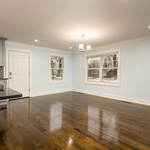 Installed new wide oak hardwood floors