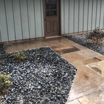 Patio and New Flower Beds and Shrubs