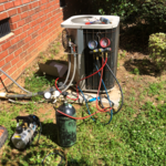 Leak search on hvac system