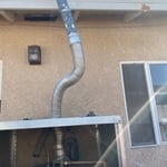 Original water heater location.