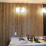 Bathroom accent wall