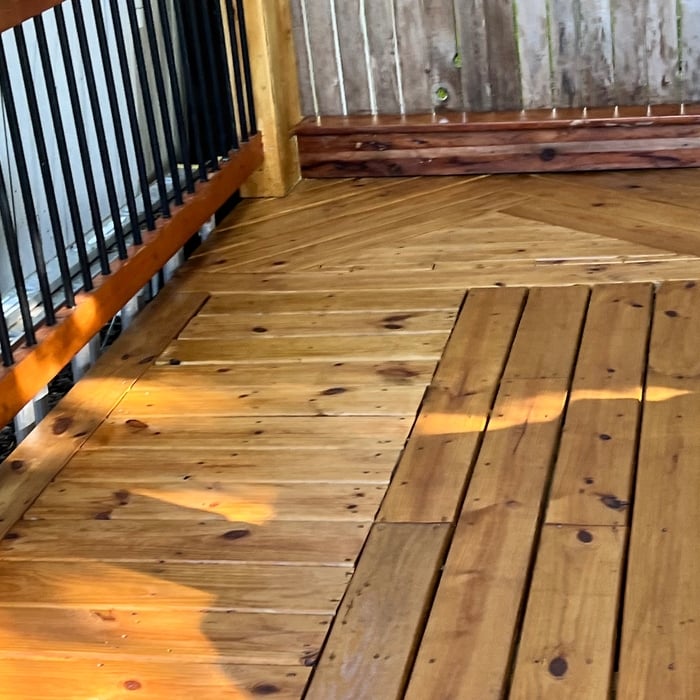 It is a transparent stain and sealer