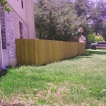 Stained Privacy Fence