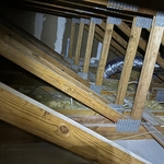 Before and After Blown-in Insulation