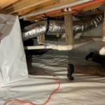 Crawl space encapsulated