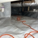 Crawl space encapsulated