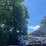 Day, one of this project at my clients home with my Spider Lift in his driveway